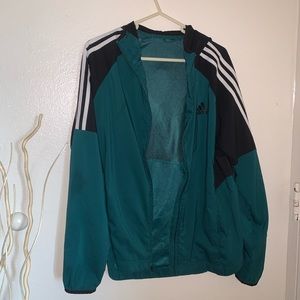 90s style adidas wind breaker like new size large